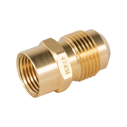 3/8"Od X 3/8", Brass, Flare X Fip