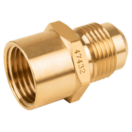 1/2"Od X 1/2", Brass, Flare X Fip