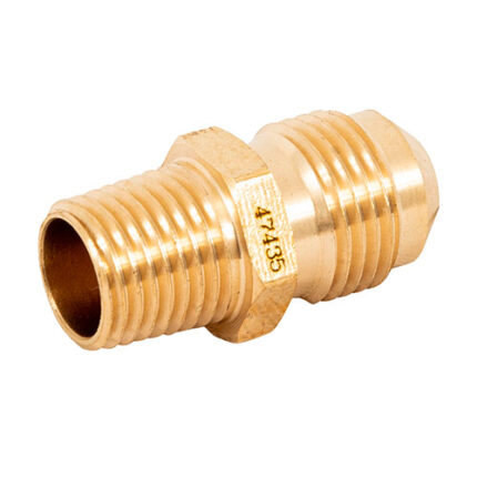 3/8"Od X 1/4", Brass, Fiare X Mip