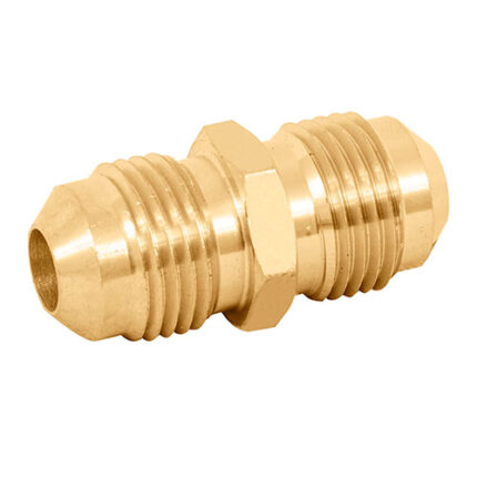 3/8"Od X 3/8", Brass, Fiare Union