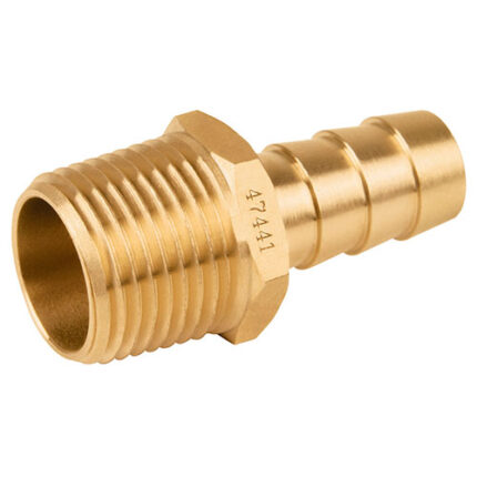 3/8"Id X 3/8", Male Hose Barb Adapator