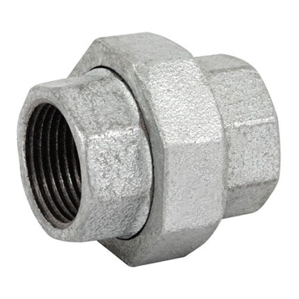 25 Mm, 1", Galvanized Iron Union