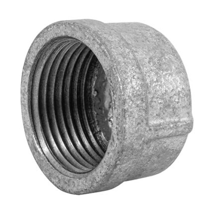 25 Mm, 1", Galvanized Iron Cap