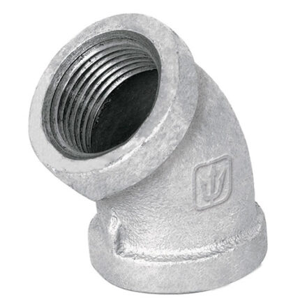 *** 45 Elbow 3/4 Galvanized                         Special Order Item (Extended Lead Time 35-50 Days)