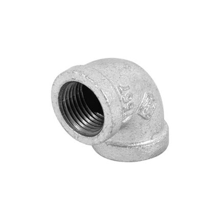 *** 13 Mm, 1/2" Galvanized Iron, 90 Elbow                         Special Order Item (Extended Lead Time 35-50 Days)