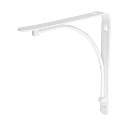 *** 8" X 8" White Arch Shelft Bracket                         Special Order Item (Extended Lead Time 35-50 Days)