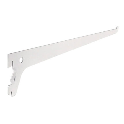 *** 12" White Single Track Bracket                         Special Order Item (Extended Lead Time 35-50 Days)