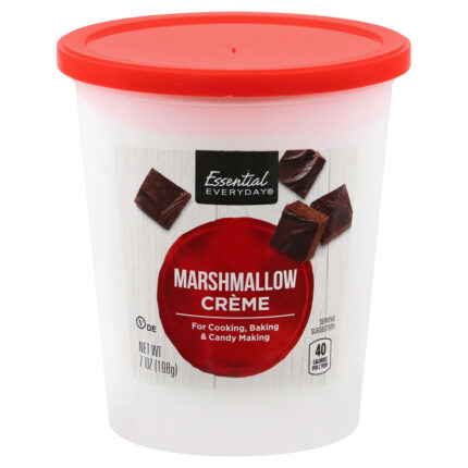 Essential Everyday, Marshmallow Creme, Case Of 12, 7 Oz