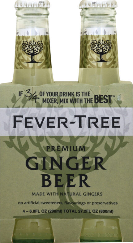 Fever-Tree Ginger Beer Premium, Case Of 6, 4/6.8 Oz