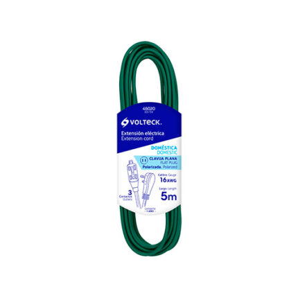 *** 16.40Ft Green Domestic Extension Cord                         Special Order Item (Extended Lead Time 35-50 Days)