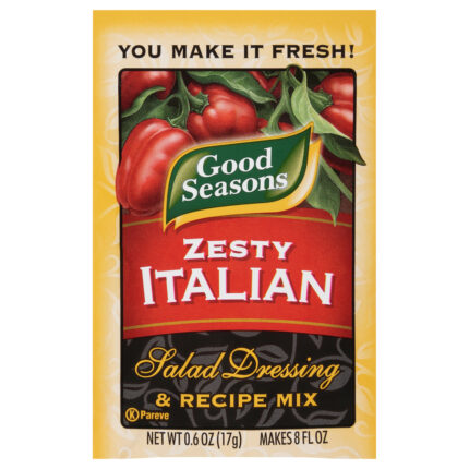 Good Seasons, Zesty Italian Salad Dressing & Recipe Mix Packet, Case Of 24, .6 Oz