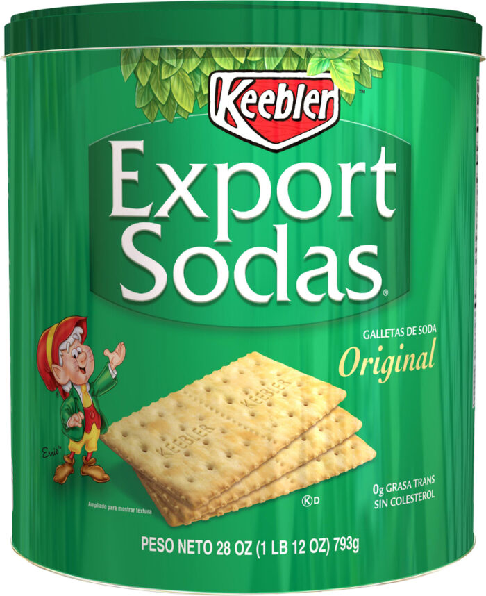 Keebler, Export Sodas Original Soda Crackers, Case Of 12, 28 Oz - Image 1