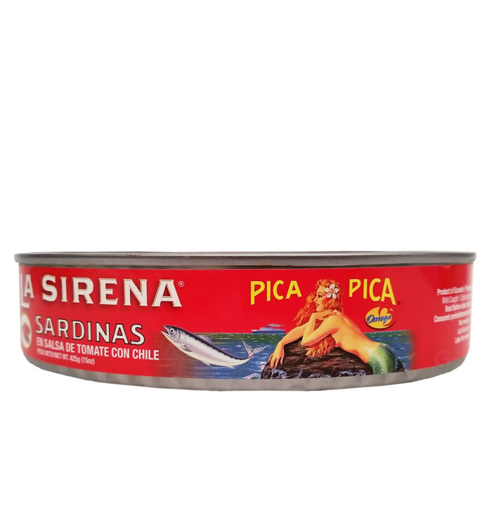 La Sirena, Sardines Pica Pica In Spicy Tomato Sauce, Case Of 24, 15 Oz - Image 1