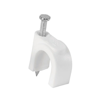25/64" Nail-In Coax Cable Clips (20 Piece Bag)