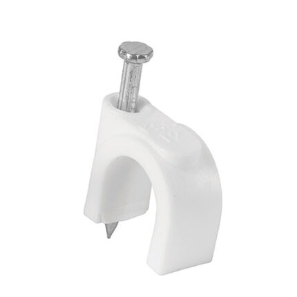 15/32" Nail-In Coax Cable Clips (20 Piece Bag)