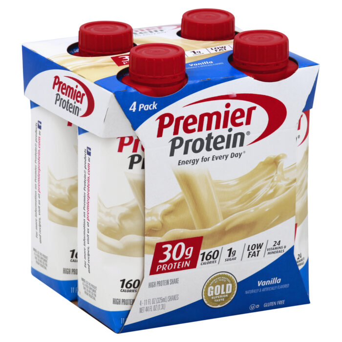 Premier Protein, High Protein Shake Vanilla 4/11 Fl Oz, Case Of 3, 44 Fl Oz - Image 1