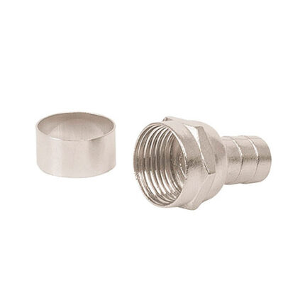 *** Crimp Plug For Rg 6 Connector (4 Pieces)                         Special Order Item (Extended Lead Time 35-50 Days)