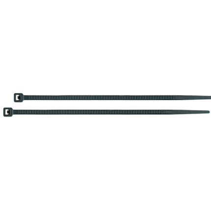 50 Lbs 600Mm, Plastic Black Wire Ties (25 Pc)