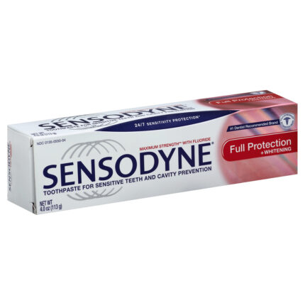 Sensodyne, Toothpaste, Case Of 12, 4 Oz