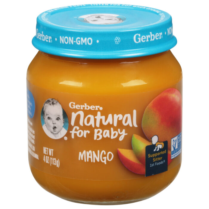 Gerber, Natural For Baby Mango, Case Of 10, 4 Oz - Image 1
