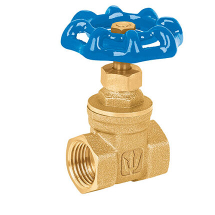 1/2" Threaded Brass Gate Valve