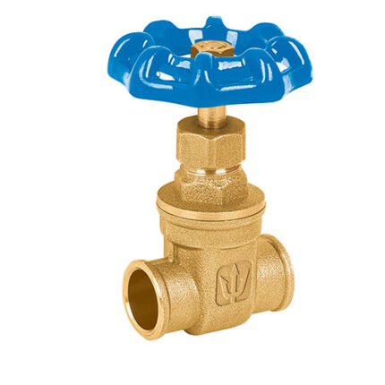 1/2" Weldable Brass Gate Valve
