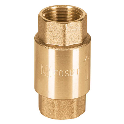 1/2" Brass In-Line Spring Check Valve