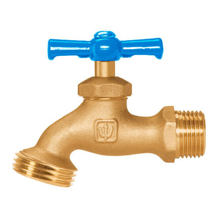 5.6 Oz Brass 1/2" Hose Bibb  Outlet 3/4"