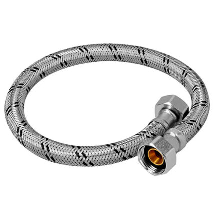 Flexible Stainless Steel Heater Water Connectors- 3/4 X