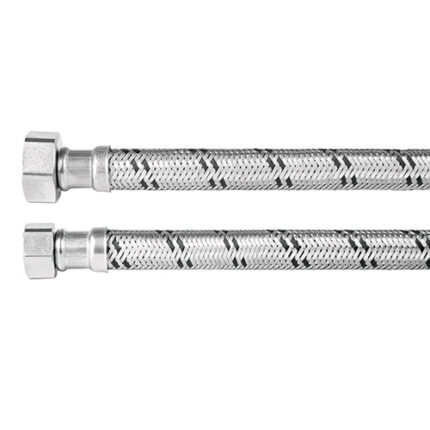 Flexible Stainless Steel Heater Water Connectors- 1/2 X