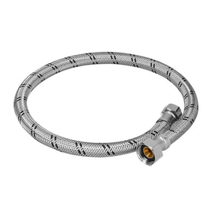 Flexible Stainless Steel Heater Water Connectors- 1/2" X
