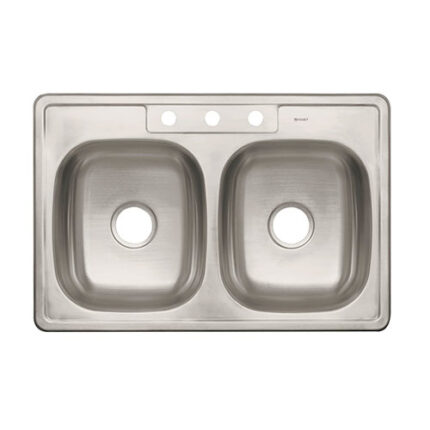 84 X 56, Double Bowl, Fit-In Sink