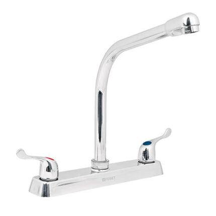 *** High Arc Kitchen Faucet, Lever Handles                         Special Order Item (Extended Lead Time 35-50 Days)