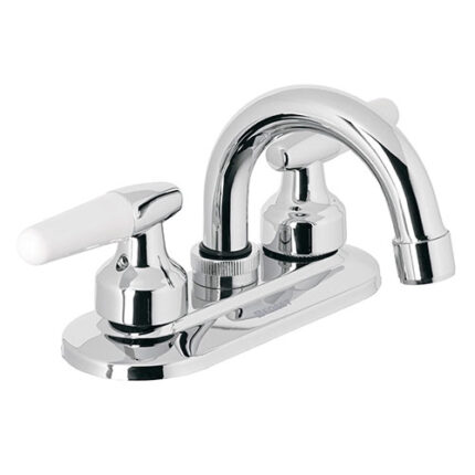 Curved Bathrom Faucet, Decorative Hdls