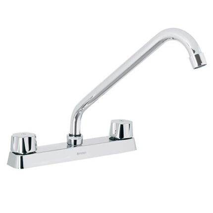Kitchen Faucet Two Cube Handles Basic