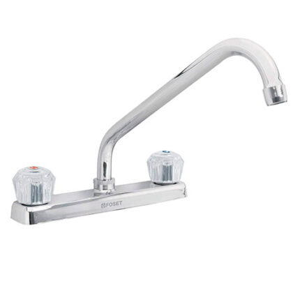 Kitchen Faucet Two Acrylic Handles                         Special Order Item (Extended Lead Time 35-50 Days)
