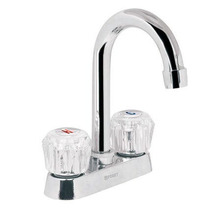 *** Bathroom Faucet, Two Acrylic Hdls, Basic                         Special Order Item (Extended Lead Time 35-50 Days)