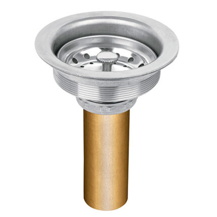Steel Sink Strainer With Tailpiece