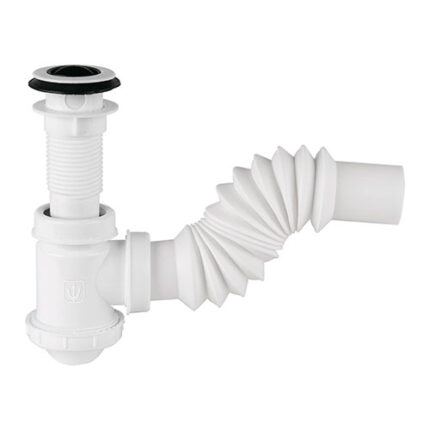 1 1/4" Flexible Bathroom Drain Pipe W/ Trap