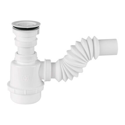 1 1/2" Flexible Kitchen Drain Pipe W/ Trap