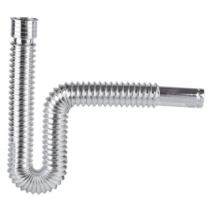 *** Flexible Bathroom Drain, Chrome Plated                         Special Order Item (Extended Lead Time 35-50 Days)