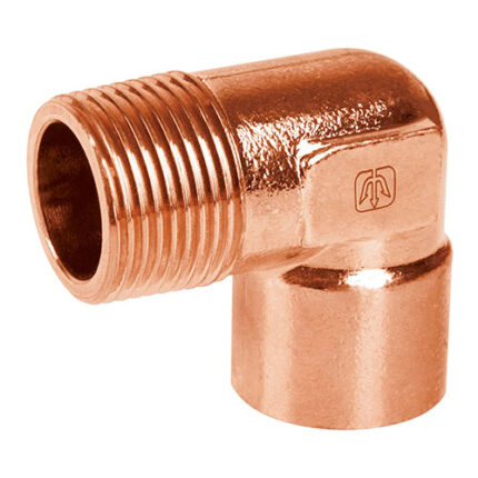 1/2", Male, 90, Copper Elbow