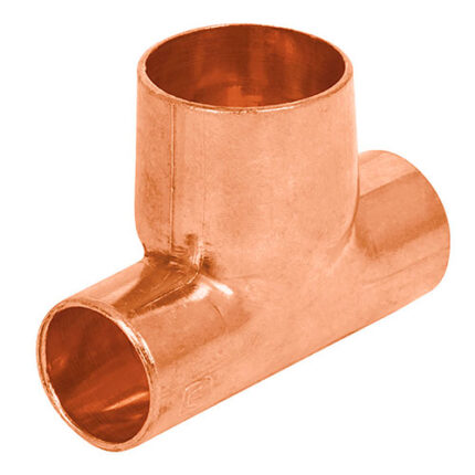 *** 1/2" X 1/2" X 3/4", Copper Reduction Tee                         Special Order Item (Extended Lead Time 35-50 Days)