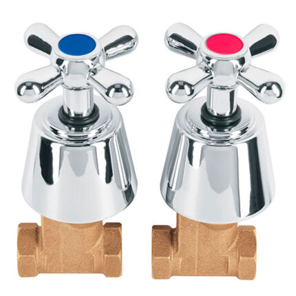 *** 2 Inwall Threadable Valve, Cross Handle                         Special Order Item (Extended Lead Time 35-50 Days)