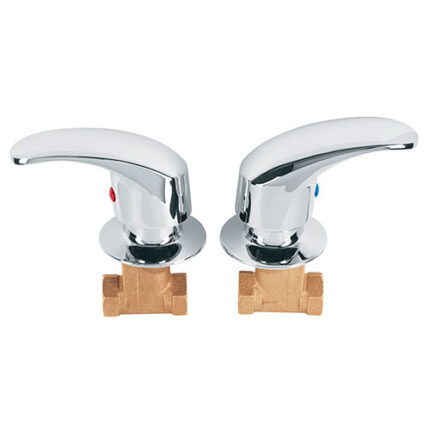 2 Inwall Threadable Valve, Lever Handle