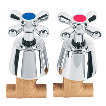 *** 2 Inwall Weldable Valve, Cross Handle                         Special Order Item (Extended Lead Time 35-50 Days)
