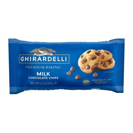 Ghirardelli, Milk Chocolate Chips Baking Premium, Case Of 12, 11.5 Oz