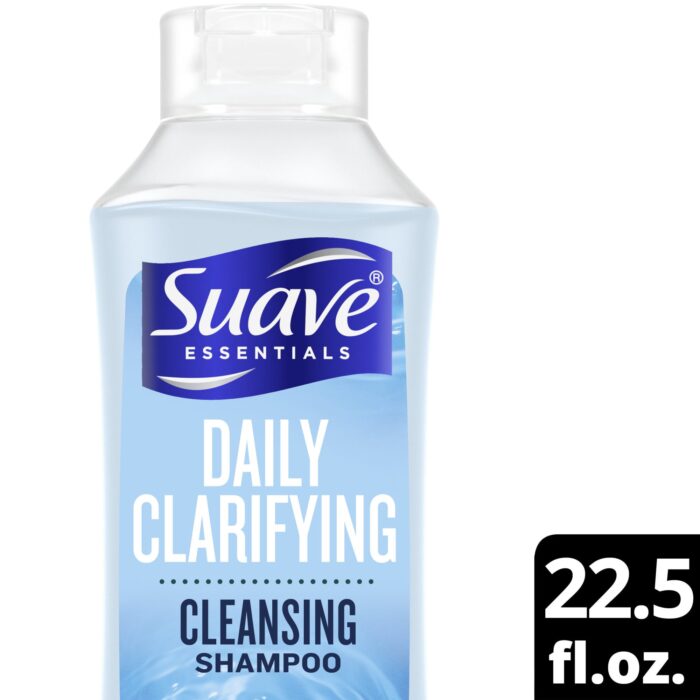 Suave, Essentials Daily Clarifying Cleansing Shampoo, Case Of 6, 22.5 Fl Oz - Image 1