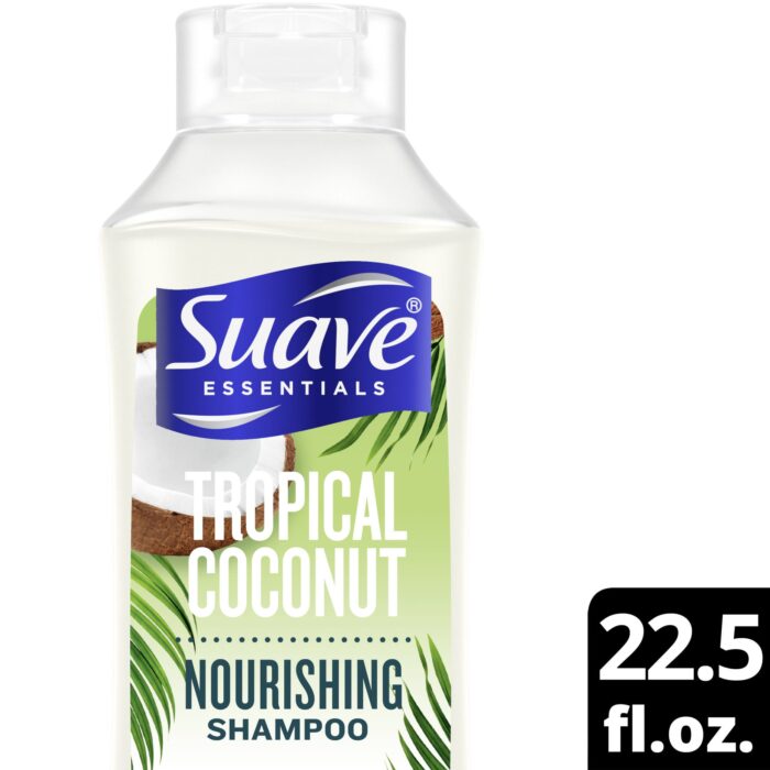 Suave, Essentials Tropical Coconut Nourishing Shampoo, Case Of 6, 22.5 Fl Oz - Image 1