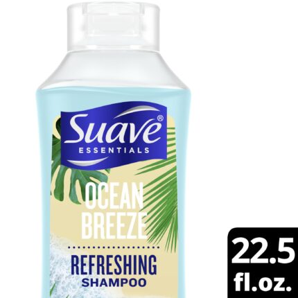 Suave, Essentials Ocean Breeze Refreshing Shampoo, Case Of 6, 22.5 Fl Oz